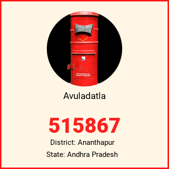 Avuladatla pin code, district Ananthapur in Andhra Pradesh