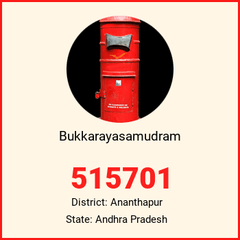 Bukkarayasamudram pin code, district Ananthapur in Andhra Pradesh