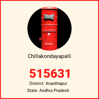 Chillakondayapalli pin code, district Ananthapur in Andhra Pradesh