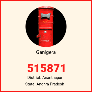 Ganigera pin code, district Ananthapur in Andhra Pradesh