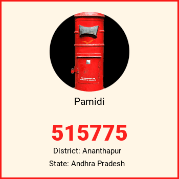 Pamidi pin code, district Ananthapur in Andhra Pradesh