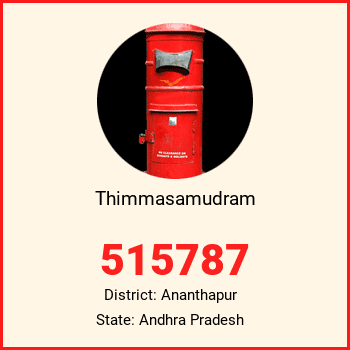Thimmasamudram pin code, district Ananthapur in Andhra Pradesh