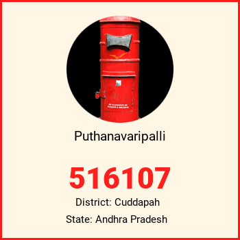 Puthanavaripalli pin code, district Cuddapah in Andhra Pradesh