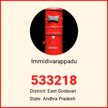 Immidivarappadu pin code, district East Godavari in Andhra Pradesh