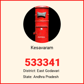 Kesavaram pin code, district East Godavari in Andhra Pradesh