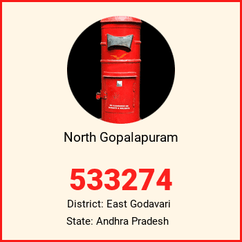 North Gopalapuram pin code, district East Godavari in Andhra Pradesh