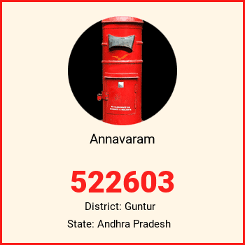 Annavaram pin code, district Guntur in Andhra Pradesh