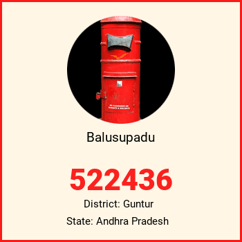 Balusupadu pin code, district Guntur in Andhra Pradesh