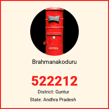 Brahmanakoduru pin code, district Guntur in Andhra Pradesh