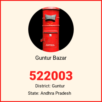 Guntur Bazar pin code, district Guntur in Andhra Pradesh