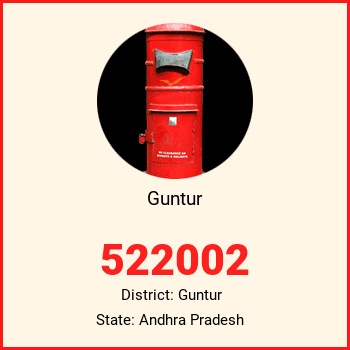 Guntur pin code, district Guntur in Andhra Pradesh