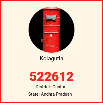 Kolagutla pin code, district Guntur in Andhra Pradesh