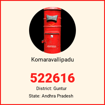 Komaravallipadu pin code, district Guntur in Andhra Pradesh
