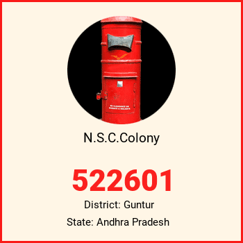 N.S.C.Colony pin code, district Guntur in Andhra Pradesh