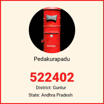 Pedakurapadu pin code, district Guntur in Andhra Pradesh