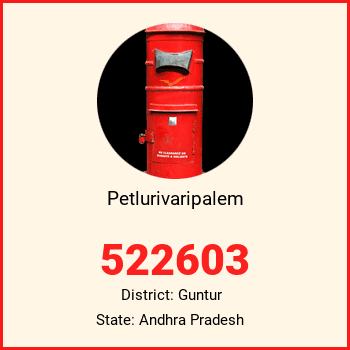 Petlurivaripalem pin code, district Guntur in Andhra Pradesh