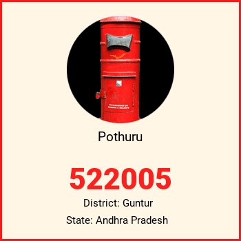 Pothuru pin code, district Guntur in Andhra Pradesh