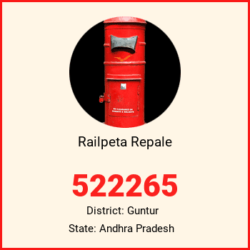 Railpeta Repale pin code, district Guntur in Andhra Pradesh