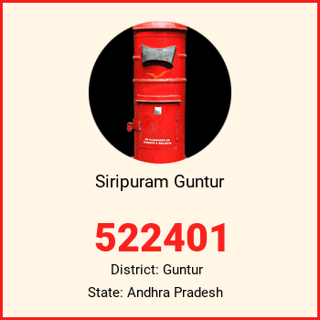 Siripuram Guntur pin code, district Guntur in Andhra Pradesh