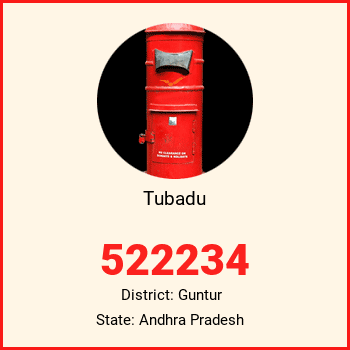 Tubadu pin code, district Guntur in Andhra Pradesh