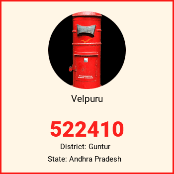 Velpuru pin code, district Guntur in Andhra Pradesh