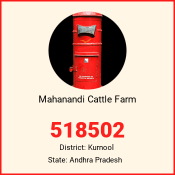 Mahanandi Cattle Farm pin code, district Kurnool in Andhra Pradesh