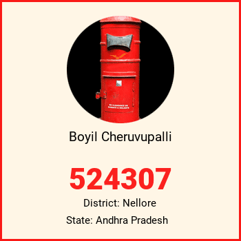 Boyil Cheruvupalli pin code, district Nellore in Andhra Pradesh