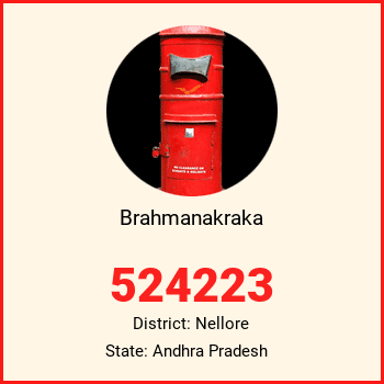 Brahmanakraka pin code, district Nellore in Andhra Pradesh