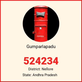 Gumparlapadu pin code, district Nellore in Andhra Pradesh
