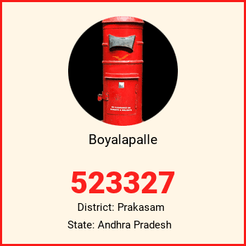 Boyalapalle pin code, district Prakasam in Andhra Pradesh