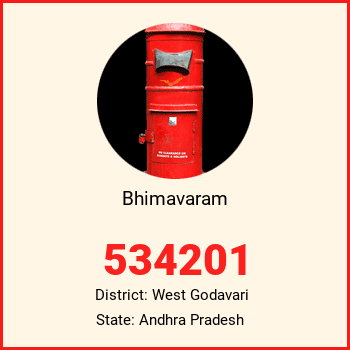 Bhimavaram pin code, district West Godavari in Andhra Pradesh