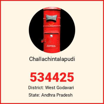 Challachintalapudi pin code, district West Godavari in Andhra Pradesh