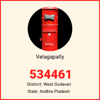 Velagapally pin code, district West Godavari in Andhra Pradesh