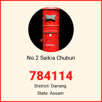 No.2 Saikia Chuburi pin code, district Darrang in Assam
