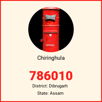 Chiringhula pin code, district Dibrugarh in Assam