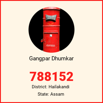 Gangpar Dhumkar pin code, district Hailakandi in Assam