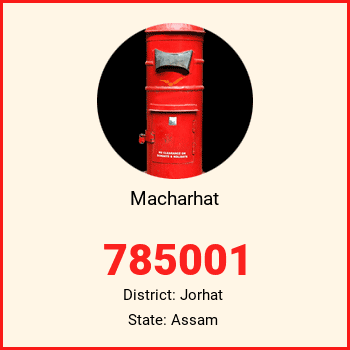 Macharhat pin code, district Jorhat in Assam
