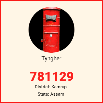 Tyngher pin code, district Kamrup in Assam