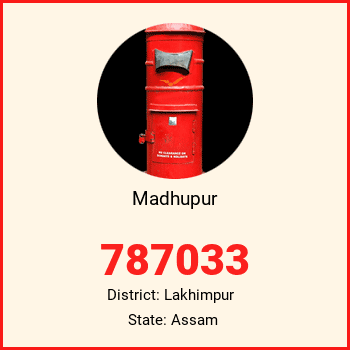 Madhupur pin code, district Lakhimpur in Assam