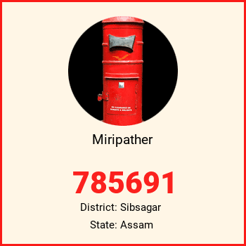 Miripather pin code, district Sibsagar in Assam