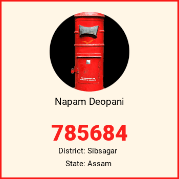 Napam Deopani pin code, district Sibsagar in Assam