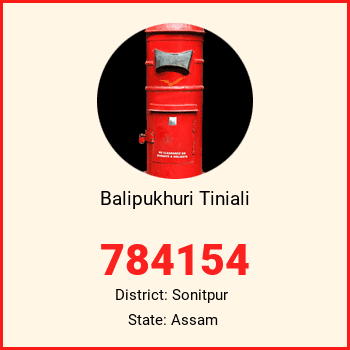 Balipukhuri Tiniali pin code, district Sonitpur in Assam
