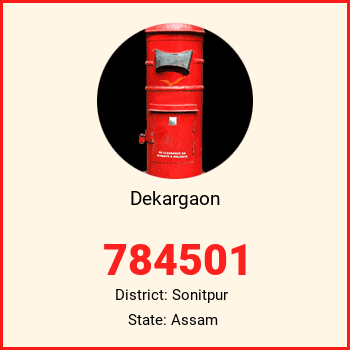 Dekargaon pin code, district Sonitpur in Assam