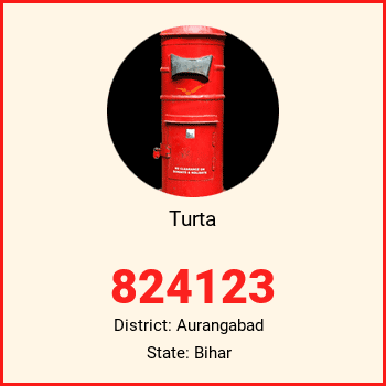 Turta pin code, district Aurangabad in Bihar
