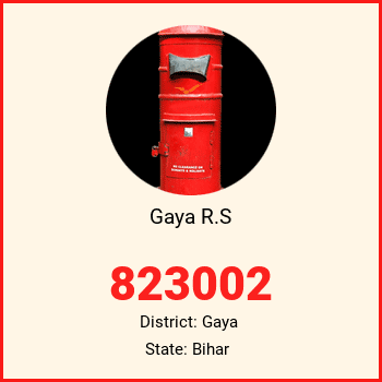 Gaya R.S pin code, district Gaya in Bihar