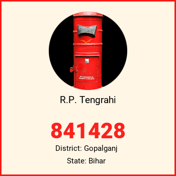 R.P. Tengrahi pin code, district Gopalganj in Bihar