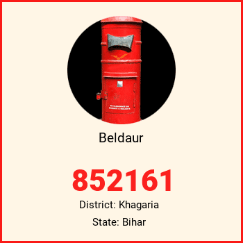 Beldaur pin code, district Khagaria in Bihar