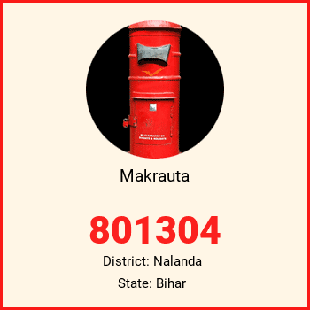 Makrauta pin code, district Nalanda in Bihar