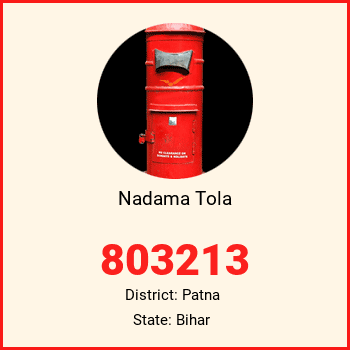 Nadama Tola pin code, district Patna in Bihar