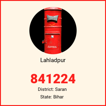 Lahladpur pin code, district Saran in Bihar